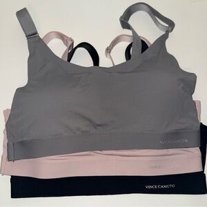 Vince Camuto Gray Pink & Black Bras